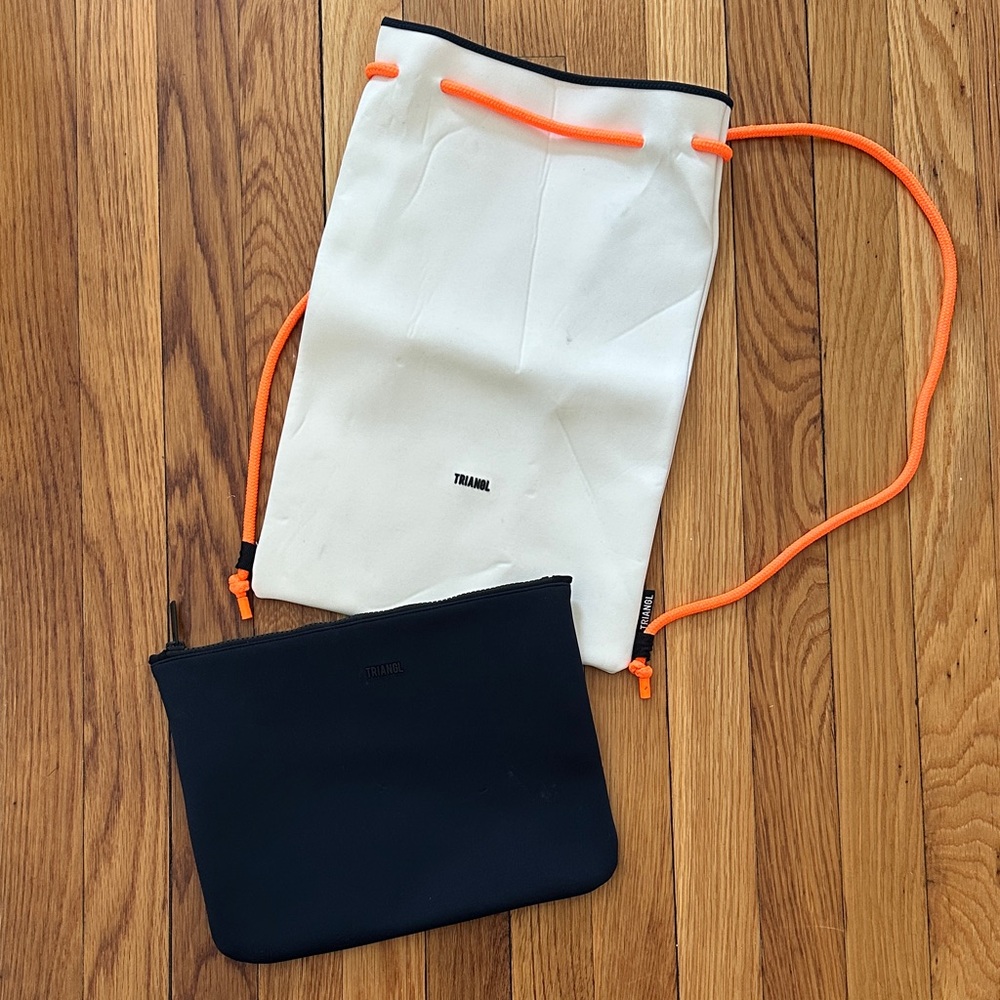 Triangl Drawstring Bag and Pouch Set Bundle